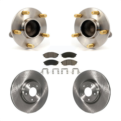 Kit de plaquettes de Rotor de frein à disque, ensemble de roulements de moyeu avant pour INFINITI G35 Nissan 350