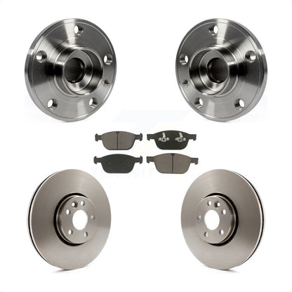 Ensemble de roulement de moyeu avant, Rotor de frein à disque et Kit de plaquettes pour Volvo XC6 2010 – 2015