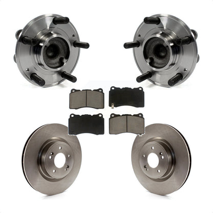 Kit de Rotor et plaquettes de frein à disque, ensemble de roulements de moyeu avant pour Hyundai Genesis Coup