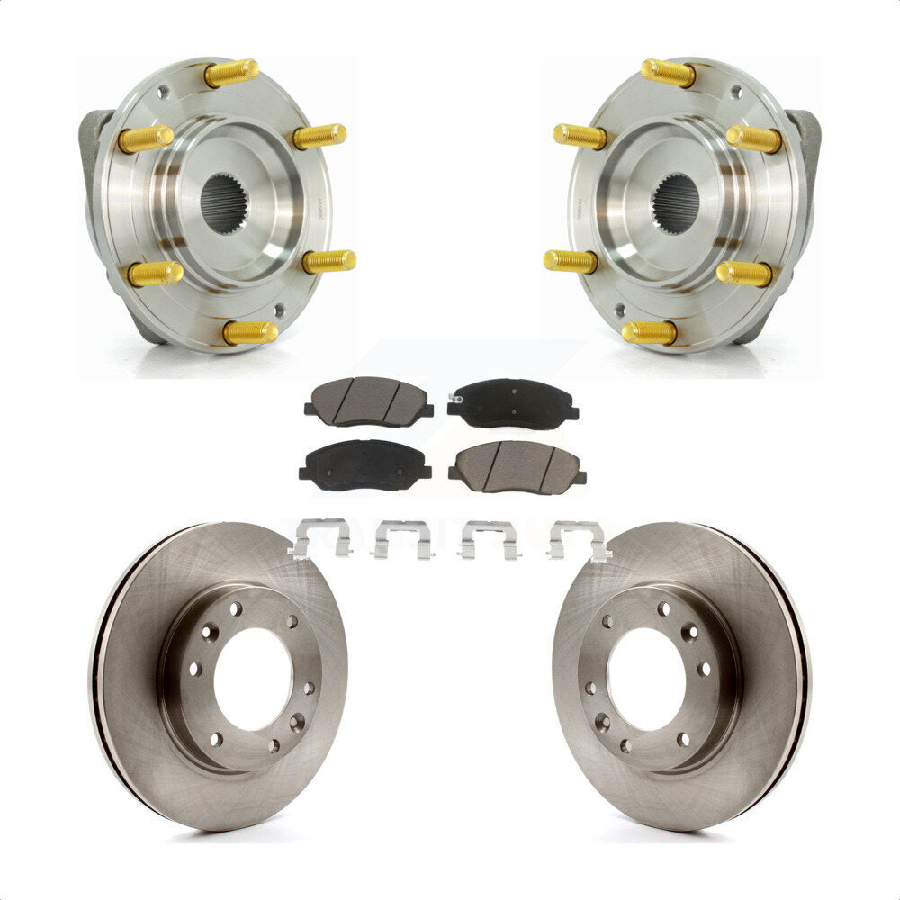 Kit de plaquettes de Rotor de frein, ensemble de roulements de moyeu avant, pour Kia Sedona Hyundai Entourag