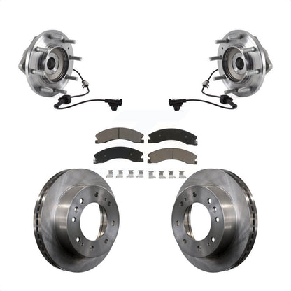 Kit de plaquettes de Rotor de frein, roulement de moyeu avant, pour GMC Sierra 3500 HD Chevrolet Silverad