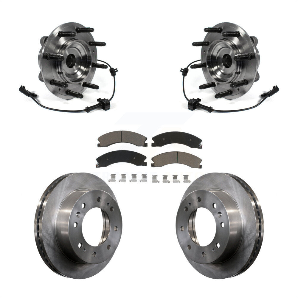 Kit de plaquettes de Rotor de frein, roulement de moyeu avant, pour GMC Chevrolet Sierra 2500 HD Silverad