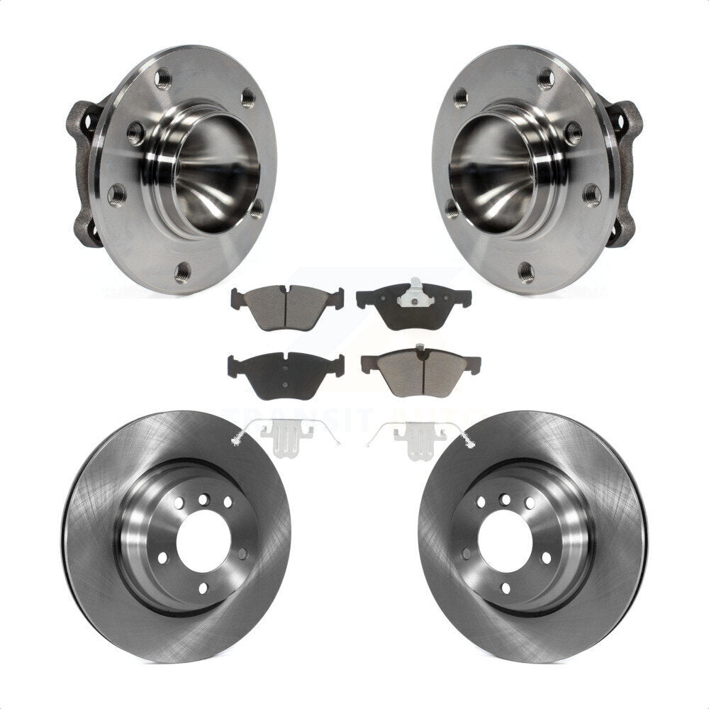 Ensemble de roulements de moyeu avant, rotors et plaquettes de frein à disque pour BMW 330i 2006