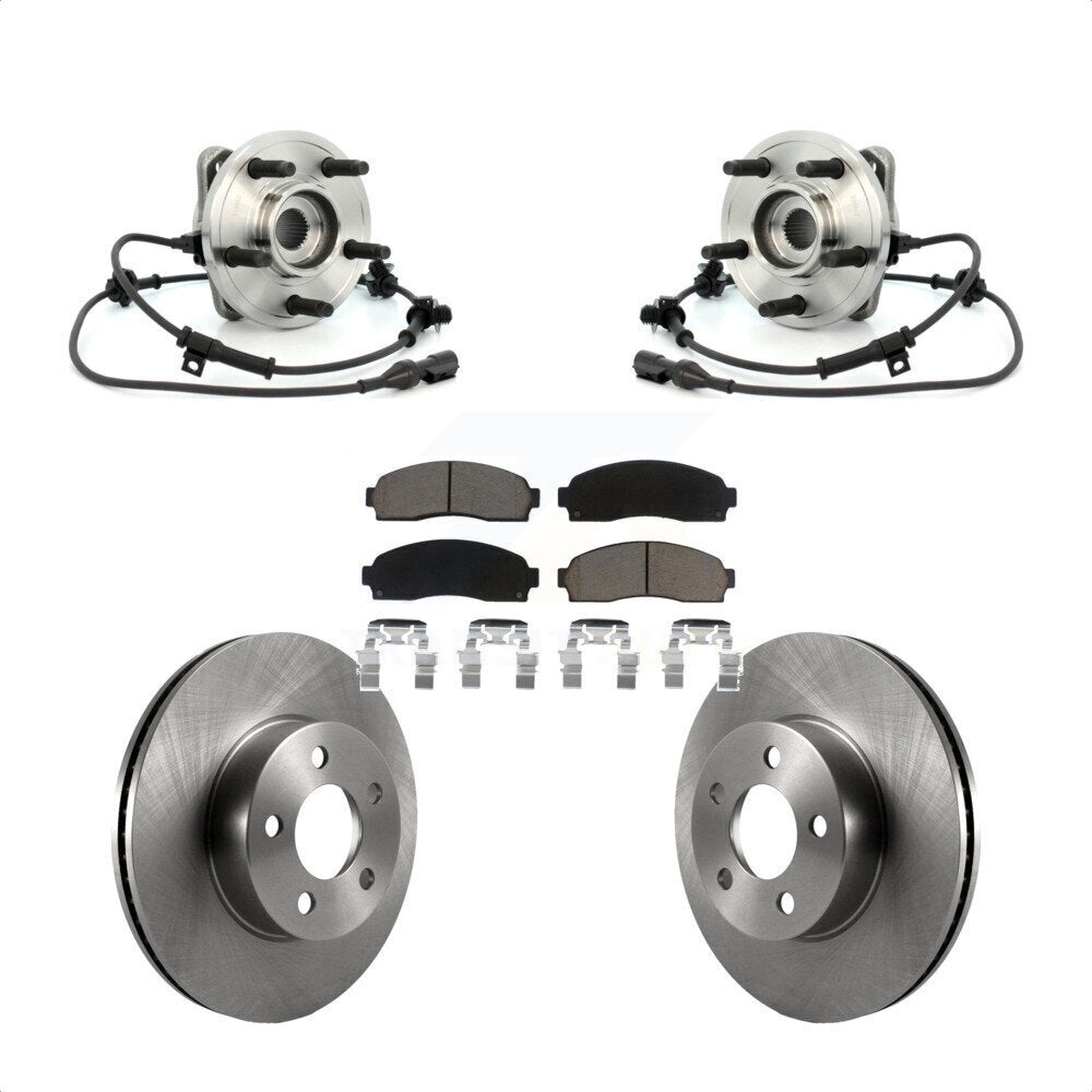 Kit de plaquettes de Rotor de frein, roulement de moyeu avant, pour Ford Ranger Explorer Sport Trac Mazd