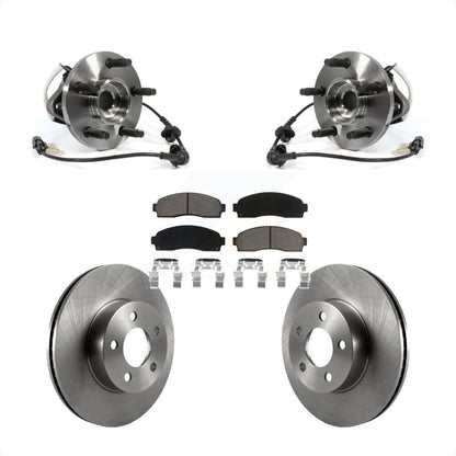 Ensemble de roulement de moyeu avant, Rotor de frein et Kit de plaquettes pour Ford Ranger Mazda B4000 4W