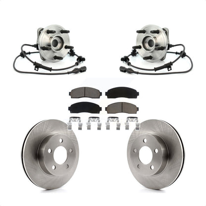 Ensemble de roulement de moyeu avant, Rotor de frein à disque et Kit de plaquettes pour Ford Ranger 4W 2003