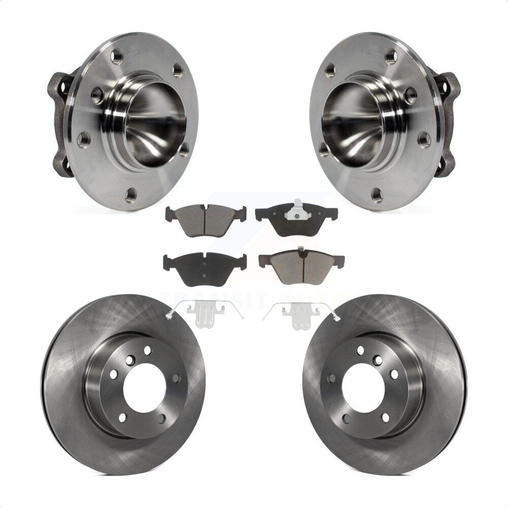 Kit de plaquettes de Rotor de frein à disque, ensemble de roulements de moyeu avant, pour BMW 128i 328i 323i 325