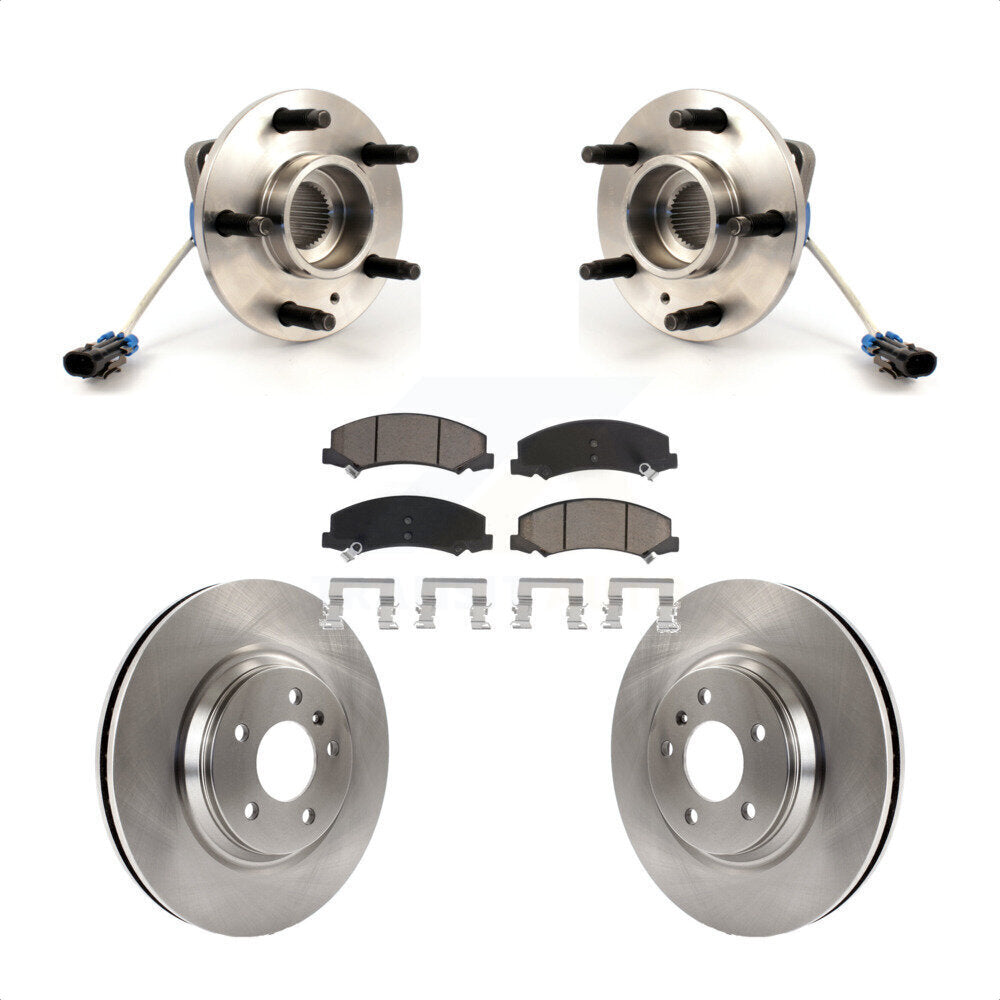 Kit de plaquettes de Rotor de frein, roulement de moyeu avant, pour Buick Lucerne Chevrolet Impala Allur