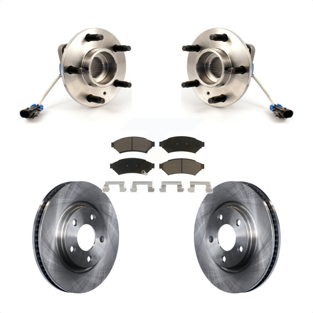 Kit de plaquettes de Rotor de frein à disque, roulement de moyeu avant, pour Buick Pontiac LaCrosse Grand Pri