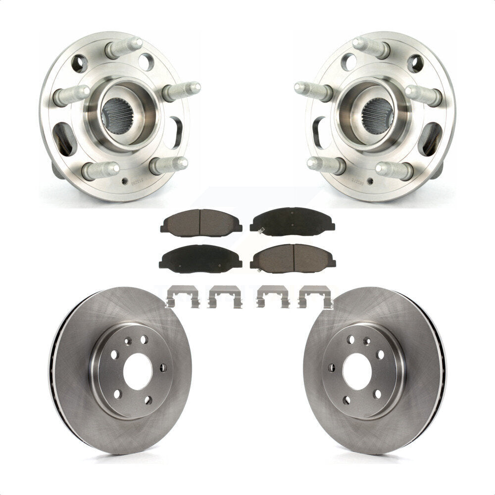 Kit de plaquettes de Rotor de frein, roulement de moyeu avant, pour Cadillac CTS sans frein robuste