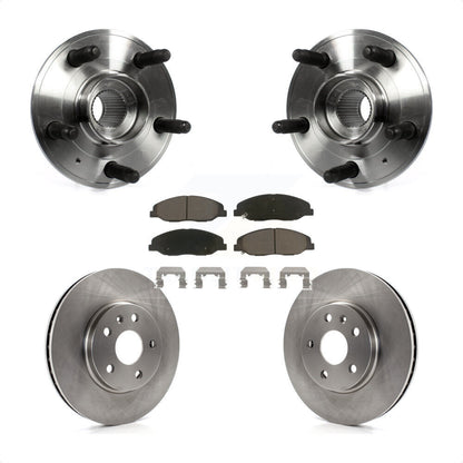 Ensemble de roulement de moyeu avant, Rotor de frein et Kit de plaquettes pour Cadillac CTS 2012 2013 6.2