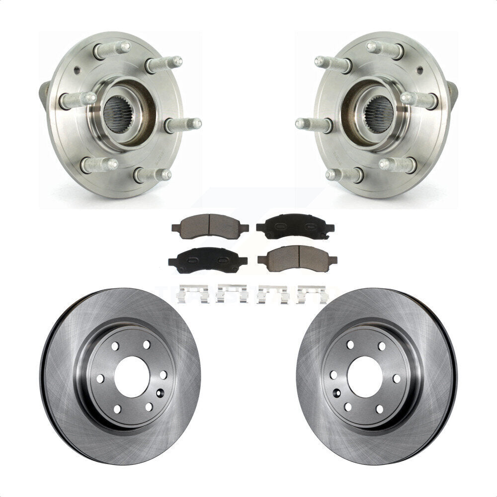 Kit de Rotor et de plaquettes de frein, roulement de moyeu avant, pour GMC Acadia Buick autoclave Chevrole