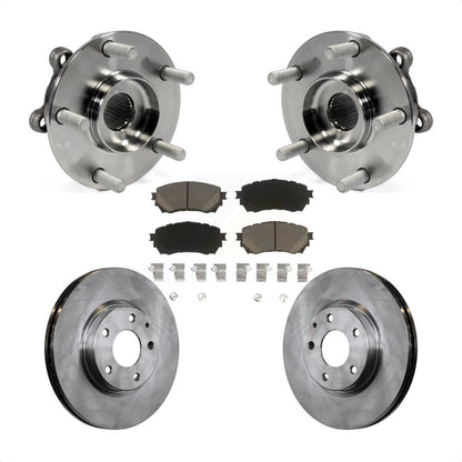 Kit de rotors de frein à disque et de plaquettes en céramique, ensemble de roulements de moyeu avant pour Mazda 6
