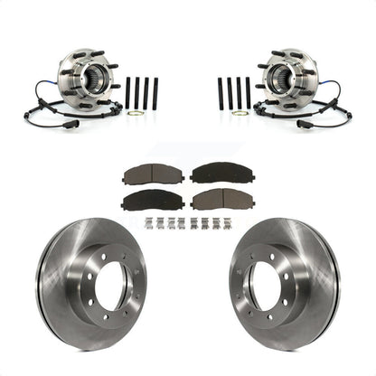 Kit de Rotor et de plaquettes de frein à disque, roulement de moyeu avant, pour Ford F-250 Super Duty F-350 4W