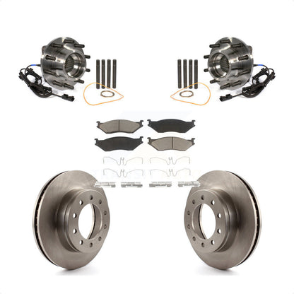 Kit de plaquettes de Rotor de frein à disque, roulement de moyeu avant, pour Ford F-450 Super Duty F-550 4 X