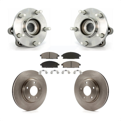 Ensemble de roulement de moyeu avant, Rotor de frein à disque et Kit de plaquettes pour Nissan Ques 2004 – 2009