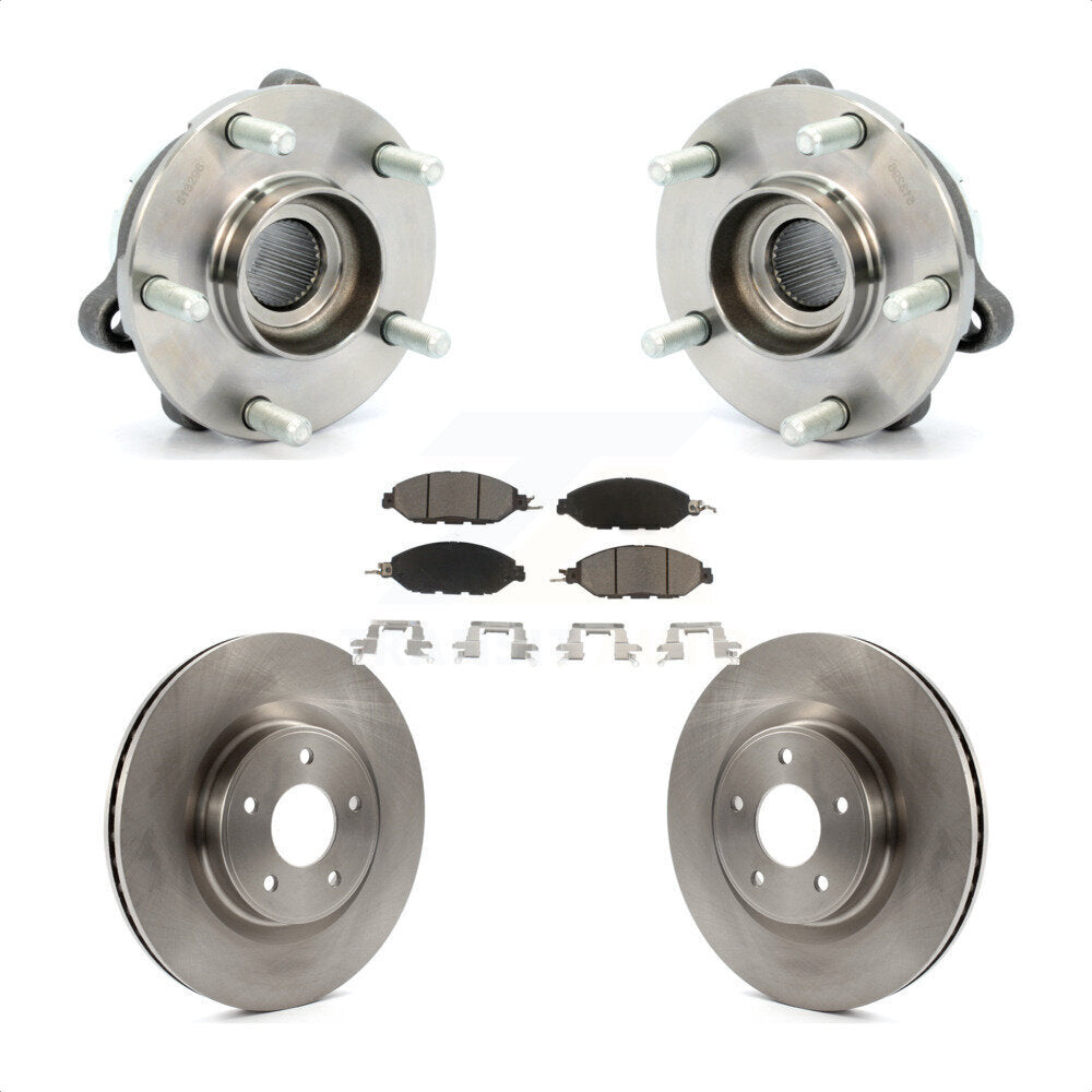 Kit de plaquettes de Rotor de frein, roulement de moyeu avant, pour Nissan Pathfinder Murano INFINITI QX6