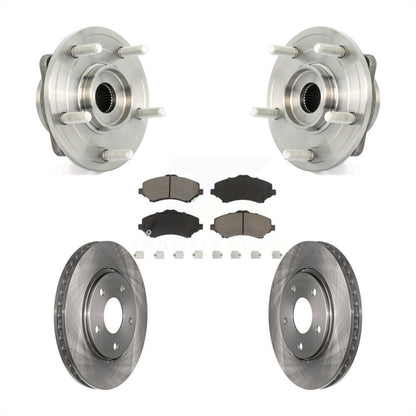 Kit de rotors et plaquettes de frein à disque, ensemble de roulements de moyeu avant pour Dodge Journey