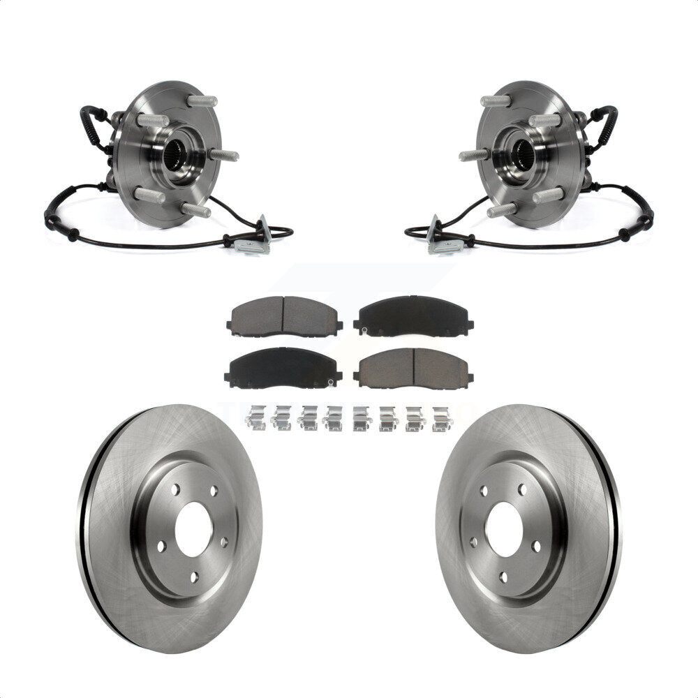 Kit de Rotor et plaquettes de frein, roulement de moyeu avant, pour Dodge Grand Caravan Chrysler Town