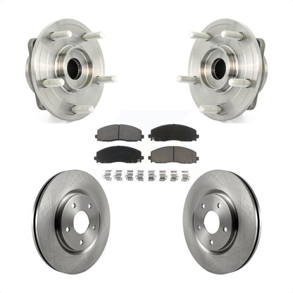 Kit de rotors et plaquettes de frein à disque, ensemble de roulements de moyeu avant pour Dodge Journey