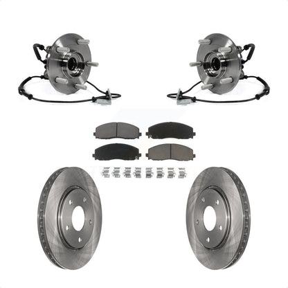 Ensemble de roulements de moyeu avant, Rotor de frein à disque et Kit de plaquettes pour Dodge Grand Carava