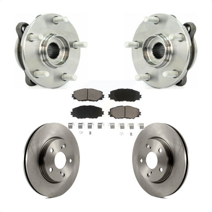 Kit de plaquettes de Rotor de frein à disque, ensemble de roulements de moyeu avant pour Toyota RAV4 L 2013 – 2018