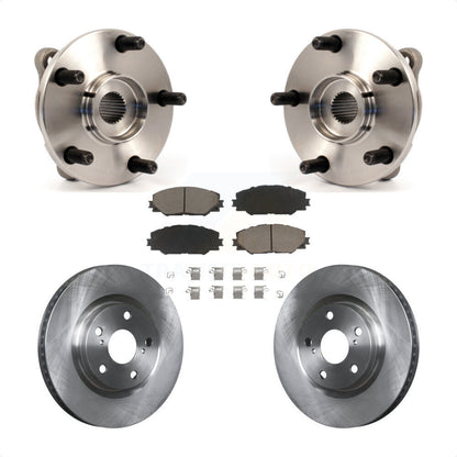 Kit de Rotor et de plaquettes de frein à disque, roulement de moyeu avant, pour Toyota RAV4 Scion Corolla iM t
