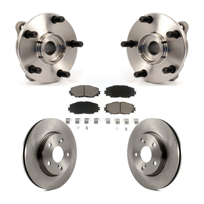 Kit de Rotor et de plaquettes de frein, roulement de moyeu avant, pour Toyota RAV4 Prius V Scion xB Lexu