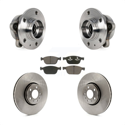 Kit de rotors de frein à disque et de plaquettes en céramique, ensemble de roulements de moyeu avant pour Volvo XC9