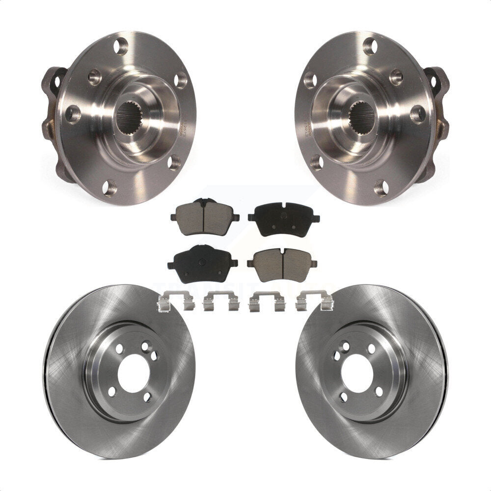 Ensemble de roulement de moyeu avant, Rotor de frein à disque et Kit de plaquettes pour Mini Cooper Countryma