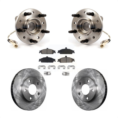 Kit de plaquettes de Rotor de frein à disque, roulement de moyeu avant, pour Pontiac Grand Am Chevrolet Malib