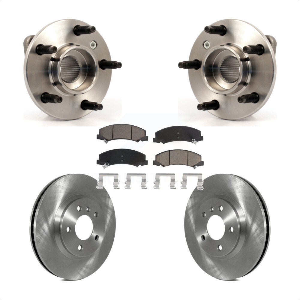 Kit de Rotor et de plaquettes de frein, roulement de moyeu avant, pour Chevrolet Impala Monte Carlo non AB