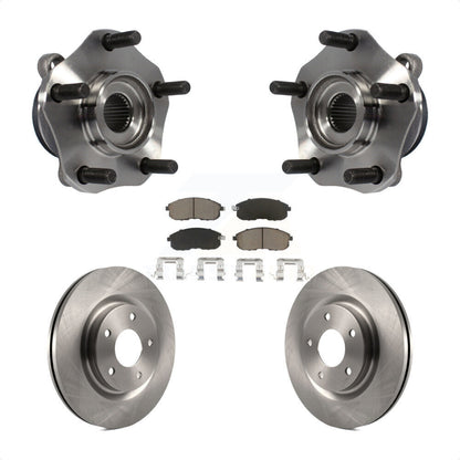 Kit de rotor et de plaquettes de frein, roulement de moyeu avant, pour Nissan Sentra Turbocharge 2017 – 2019