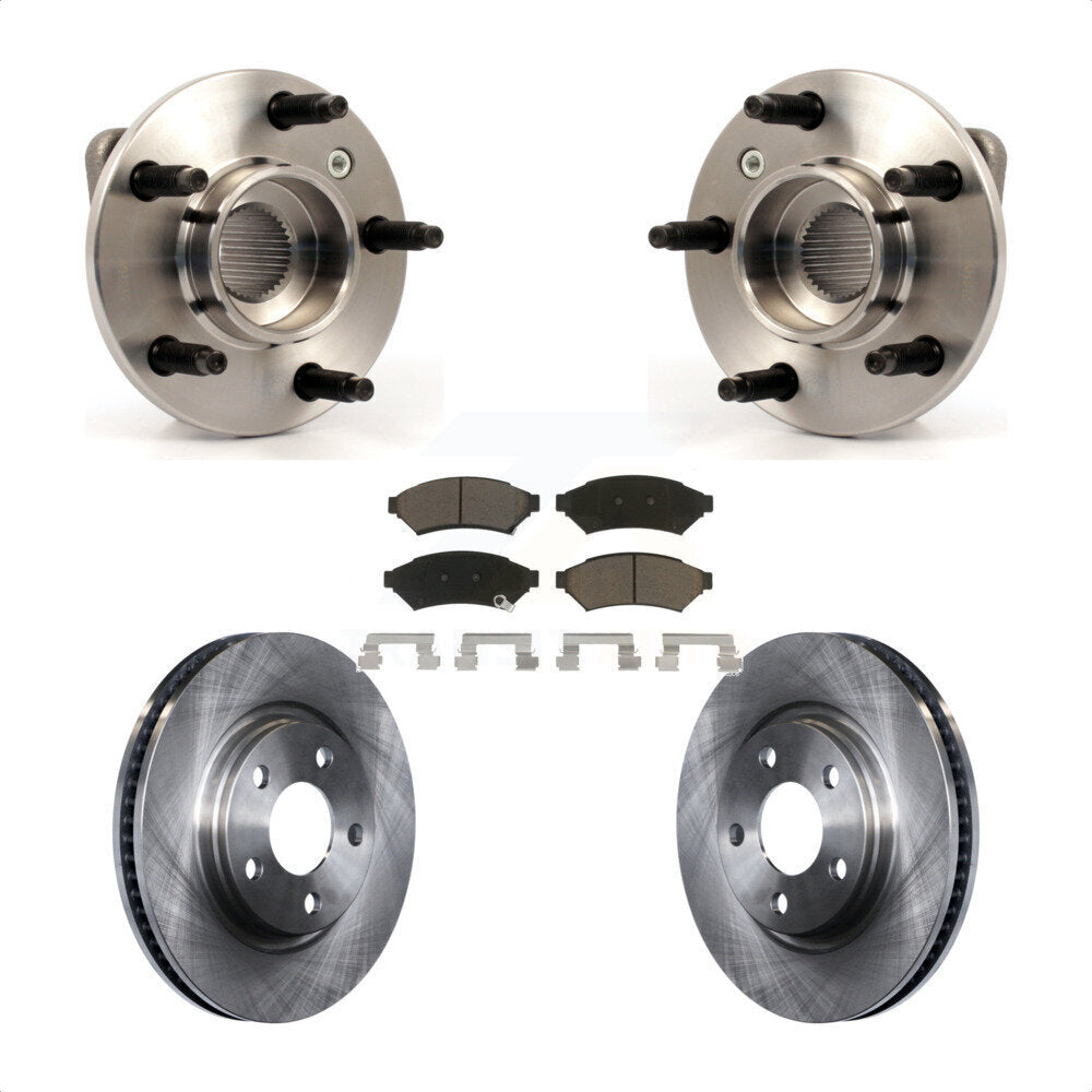 Kit de plaquettes de Rotor de frein à disque, roulement de moyeu avant, pour Pontiac Grand Prix Buick LaCross