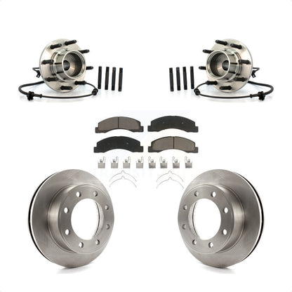Ensemble de roulements de moyeu avant, Kit de plaquettes de Rotor de frein pour Ford Excursion 4W 2001 – 2005