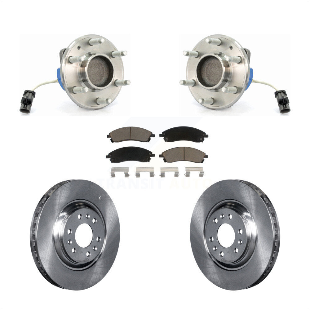Kit de rotor et de plaquettes de frein, ensemble de roulements de moyeu avant, pour Cadillac SRX RW 2004 – 2009