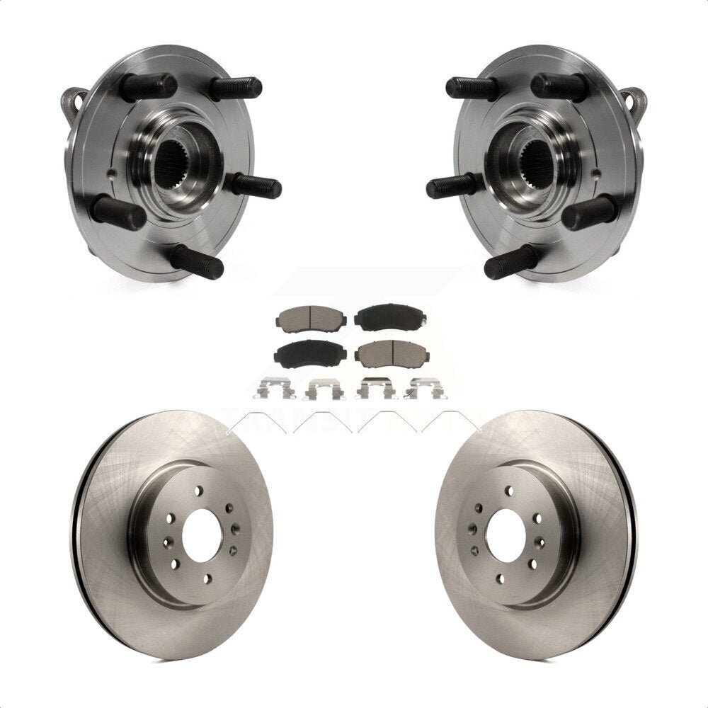 Kit de plaquettes de Rotor de frein à disque, ensemble de roulements de moyeu avant pour Honda Odysse 2011 – 2014