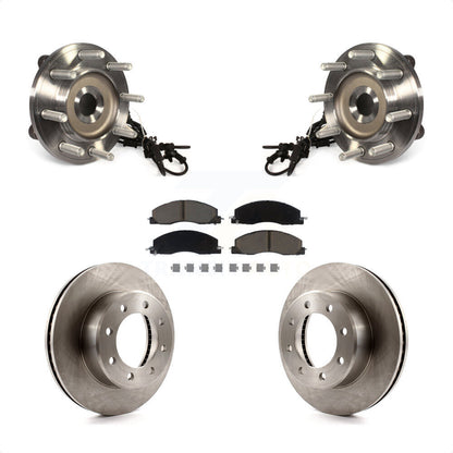 Ensemble de roulements de moyeu avant, Rotors et plaquettes de frein à disque, Kit pour Ram 2500 3500