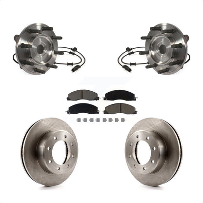 Ensemble de roulements de moyeu avant, Rotors et plaquettes de frein à disque pour Ram 3500 2500