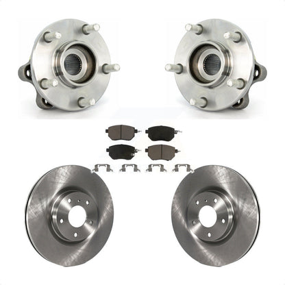 Kit de plaquettes de Rotor de frein à disque, ensemble de roulements de moyeu avant pour Nissan Muran 2005 – 2007