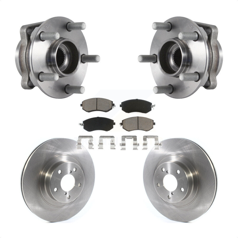 Kit de plaquettes de Rotor de frein, ensemble de roulements de moyeu avant pour Subaru Forester Crosstrek X