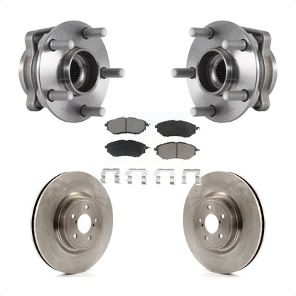 Ensemble de roulement de moyeu avant, Rotor de frein à disque et Kit de plaquettes pour Subaru Forester 2.0