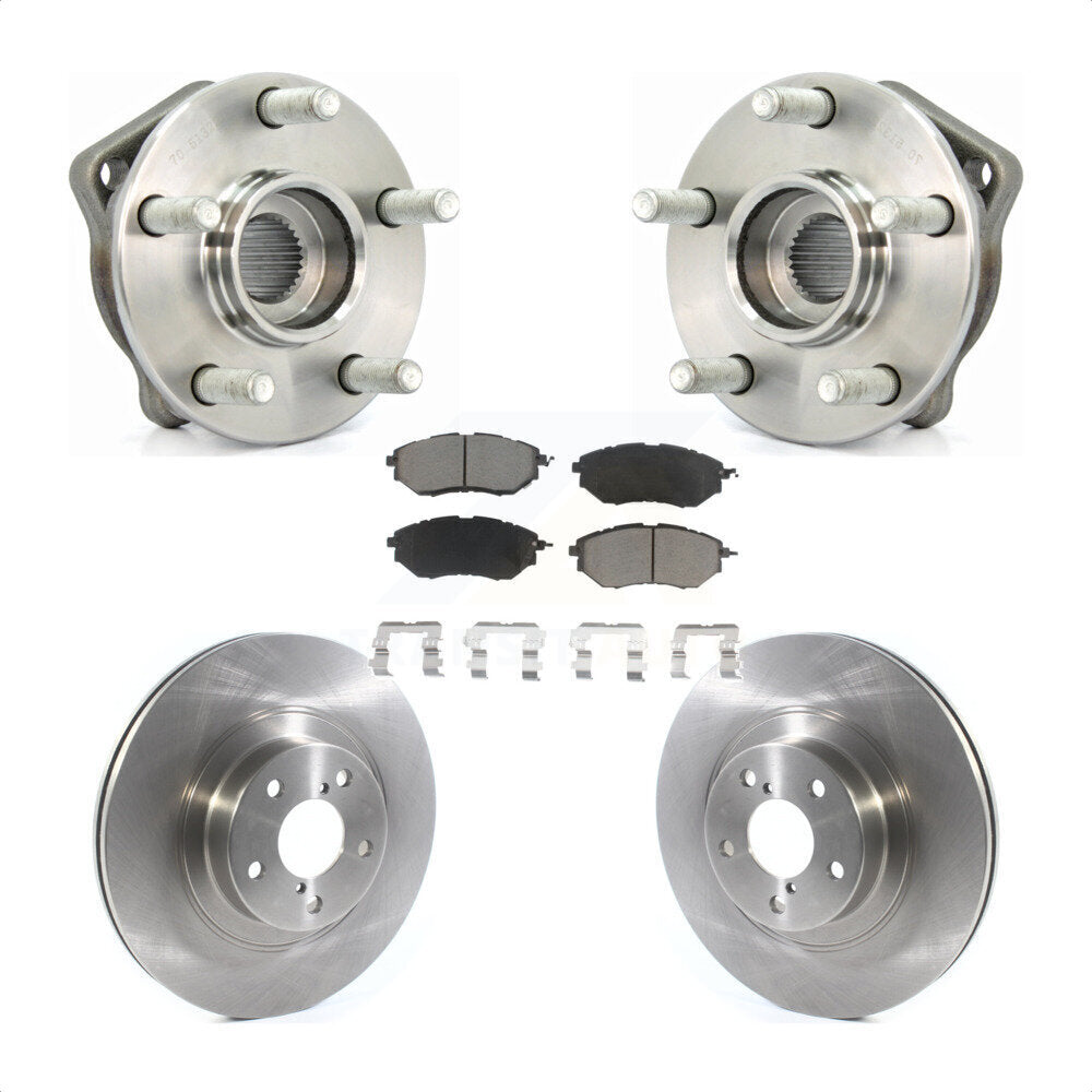 Kit de Rotor et de plaquettes de frein, roulement de moyeu avant, pour Subaru Legacy 2009 R avec 3.0, 3.0