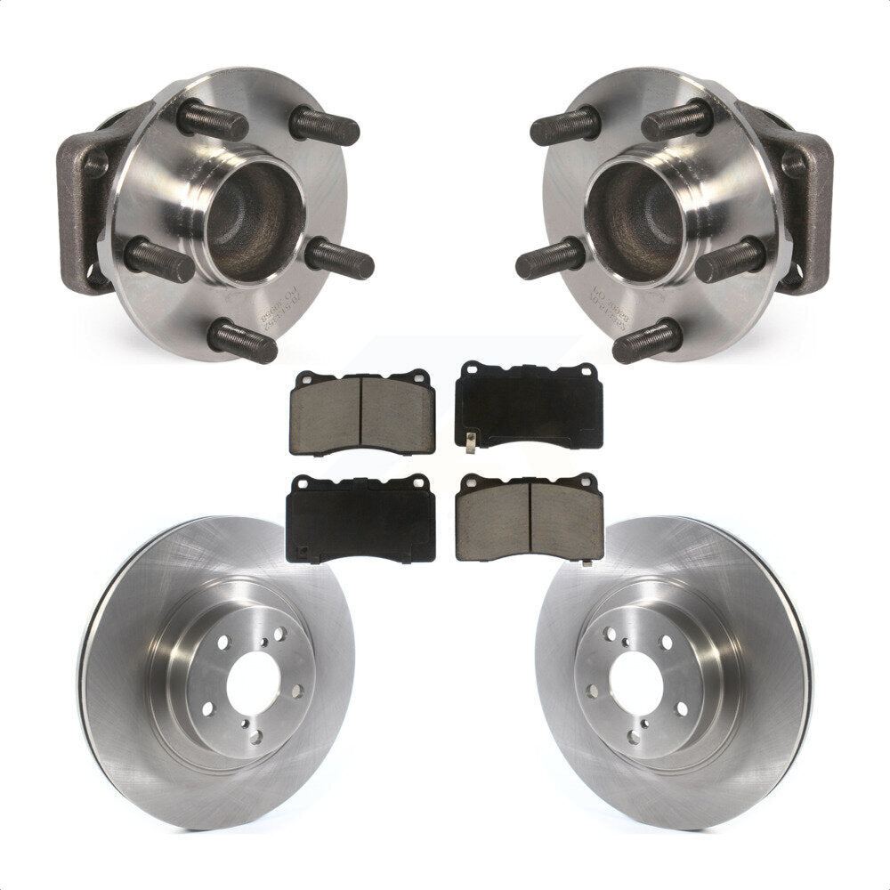 Kit de rotor et de plaquettes de frein avec roulement de moyeu avant pour Toyota 86 2019 sans frein Brembo