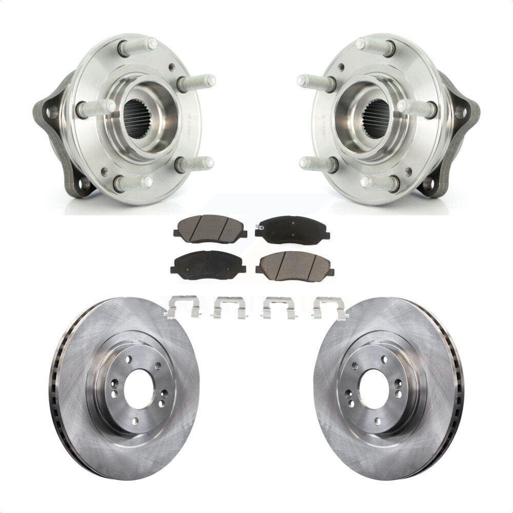 Kit de plaquettes de Rotor de frein à disque, ensemble de roulements de moyeu avant, pour Hyundai Santa Fe XL 3.3