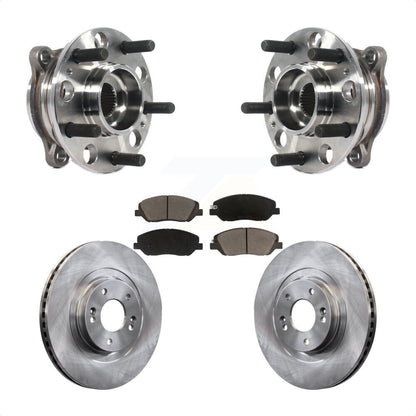 Ensemble de roulements de moyeu avant, Rotor de frein à disque et Kit de plaquettes pour Hyundai Santa Fe X