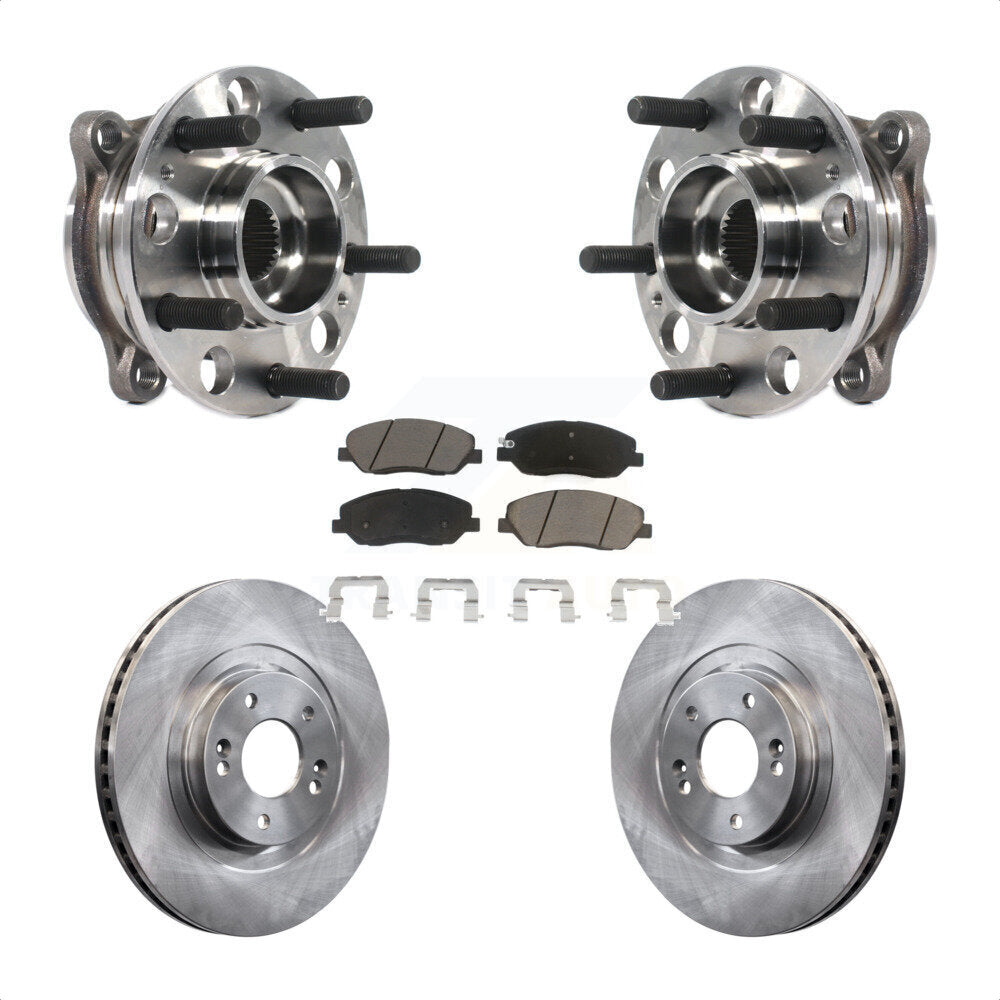 Kit de plaquettes de Rotor de frein à disque, ensemble de roulements de moyeu avant, pour Hyundai Santa Fe XL 3.3