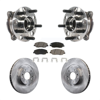 Kit de plaquettes de Rotor de frein à disque, ensemble de roulements de moyeu avant, pour Hyundai Santa Fe XL 3.3
