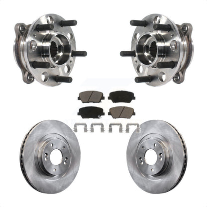 Kit de Rotor et de plaquettes de frein, roulement de moyeu avant, pour Kia Sorento Hyundai Santa Fe Spor