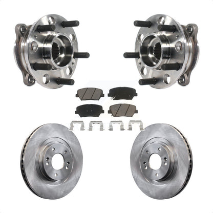 Kit de plaquettes de Rotor de frein, roulement de moyeu avant, pour Hyundai Santa Fe Sport 2,4 l 2.0 15-16